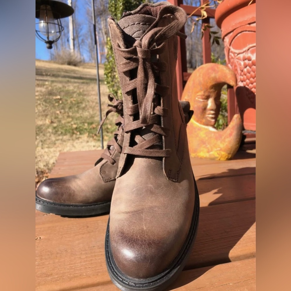 Clark’s Leather Lace Up Boots